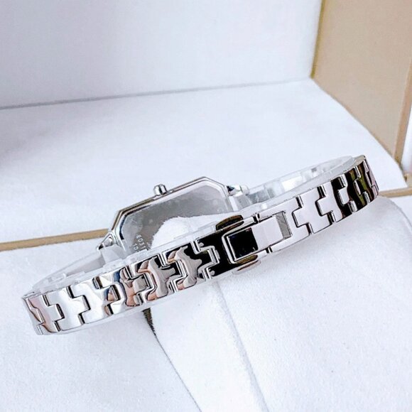 CITIZEN EM0980-50A SILHOUETTE ECO-DRIVE WHITE DIAL SILVER STEEL WOMENS WATCH main image 5